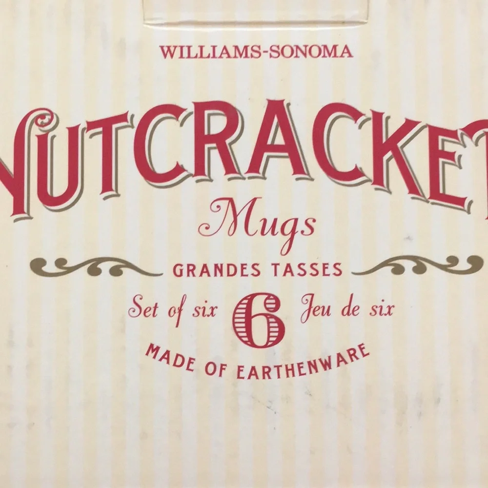 Williams Sonoma Nutcracker Mugs Set